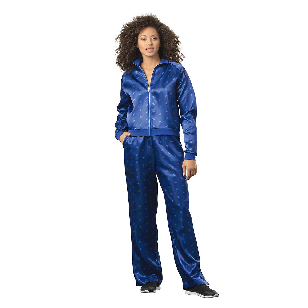 Vevo Active Women's Satin Athletic Set Blue Sets 3X -  190061385366