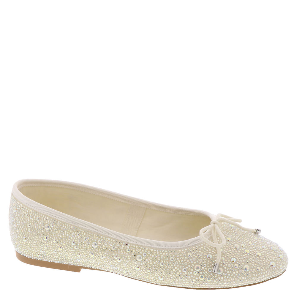 Vintage Wedding Shoes, Flats, Boots, Heels Steve Madden Blossoms-P Womens White Slip On 8.5 M $79.95 AT vintagedancer.com