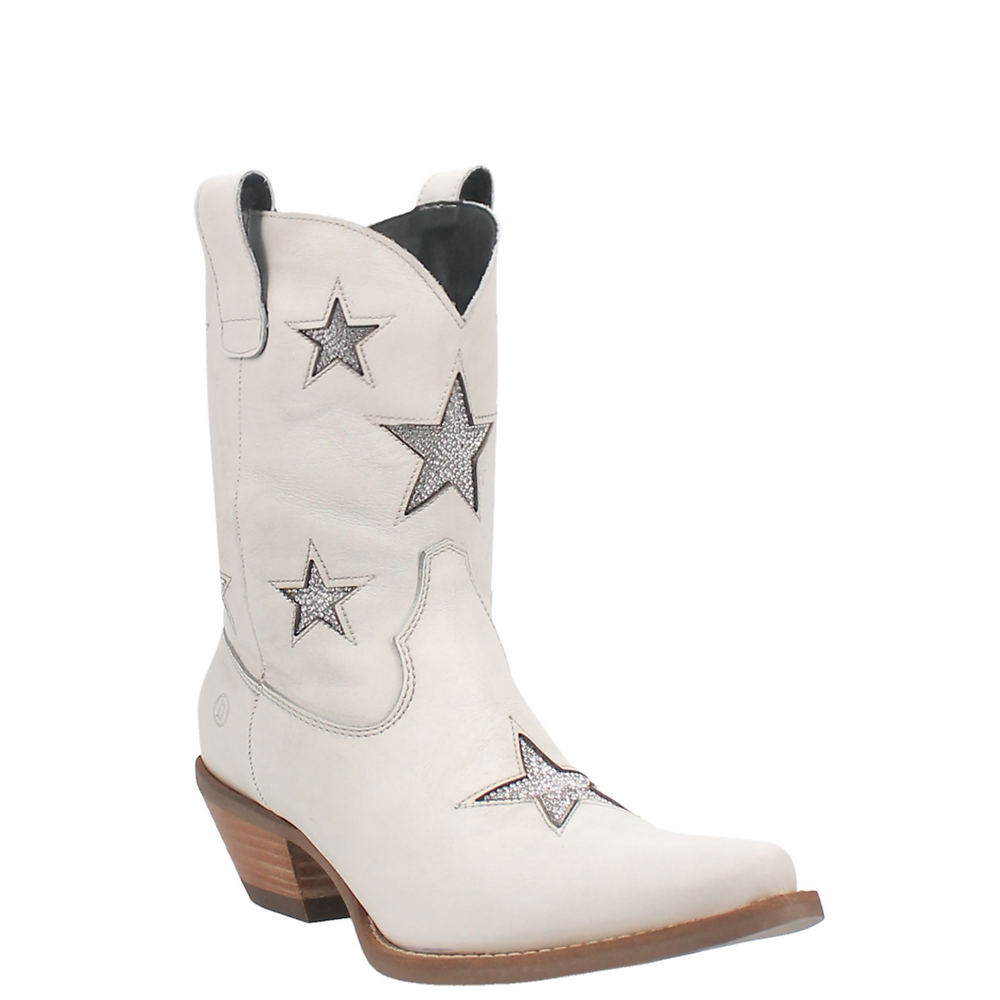 Women’s Vintage Shoes & Boots to Buy Dingo 1969 Star Struck Womens White Boot 9.5 M $169.95 AT vintagedancer.com