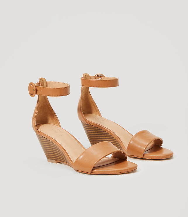 Primary Image of Ankle Strap Wedge Sandals