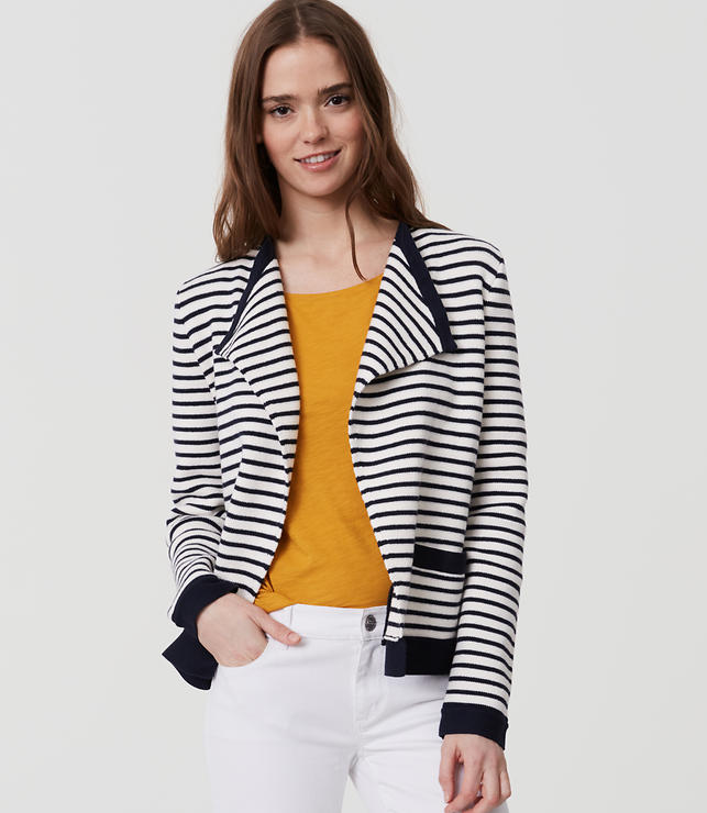 Primary Image of Striped Knit Jacket