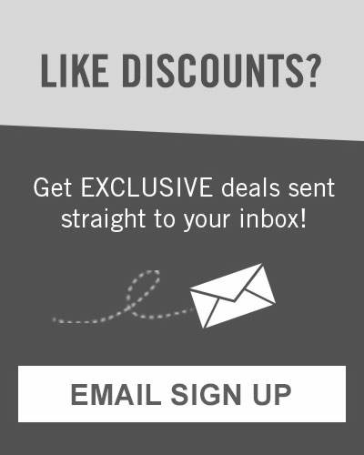 Get exclusive access to promotions straight to your inbox. Sign up for emails now.