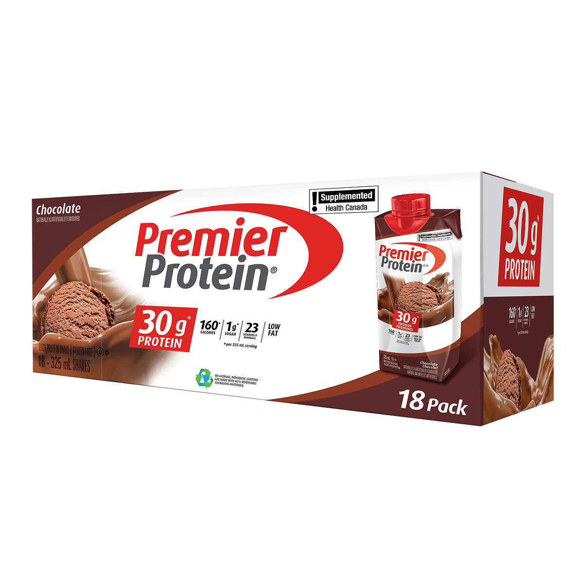 Premier Protein High Protein Chocolate Shake 325 Ml 18 Count