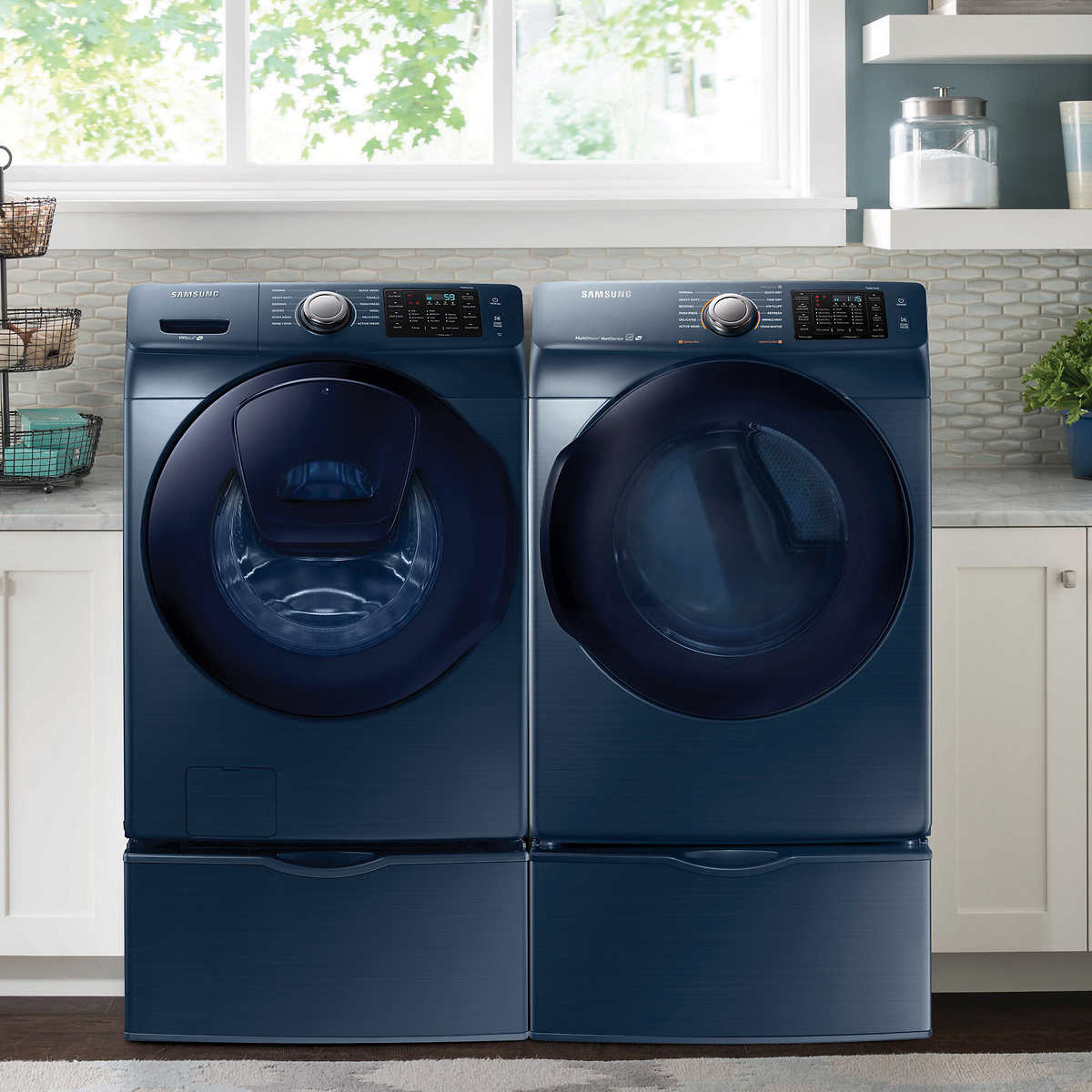 Samsung 2 Piece Blue Sapphire Laundry Suite with 5.2 cu.ft Front ... - Click to Zoom