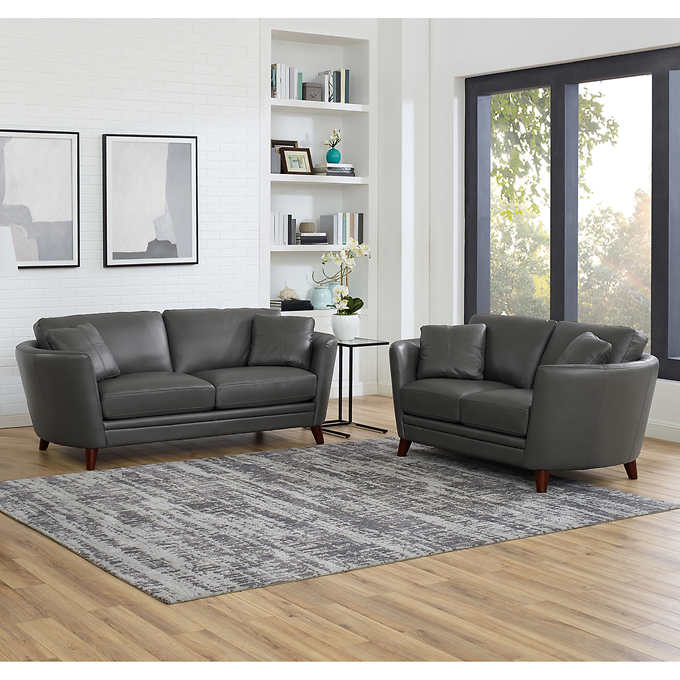 Save Big On Patio Furniture Plus Don T, Savoy Leather Sofa Costco
