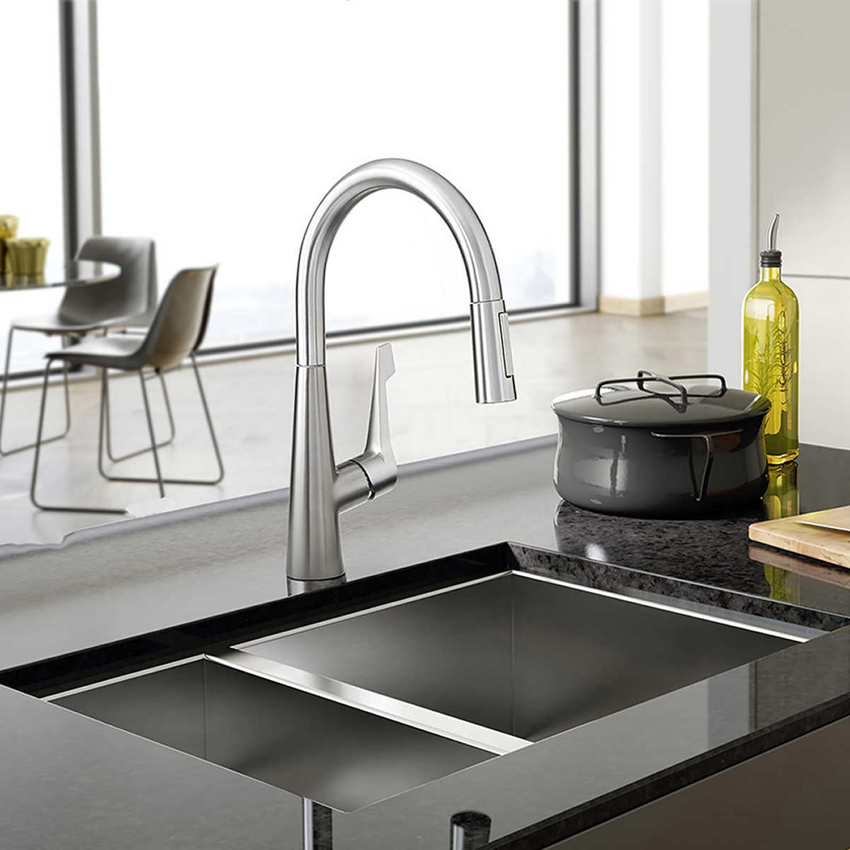 Talis M Pull Down Kitchen Faucet