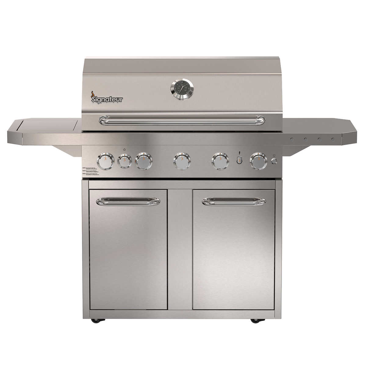 Signateur 5Burner 62,000 BTUs Grill 802 sq. inch Cooking Area Cover Included eBay