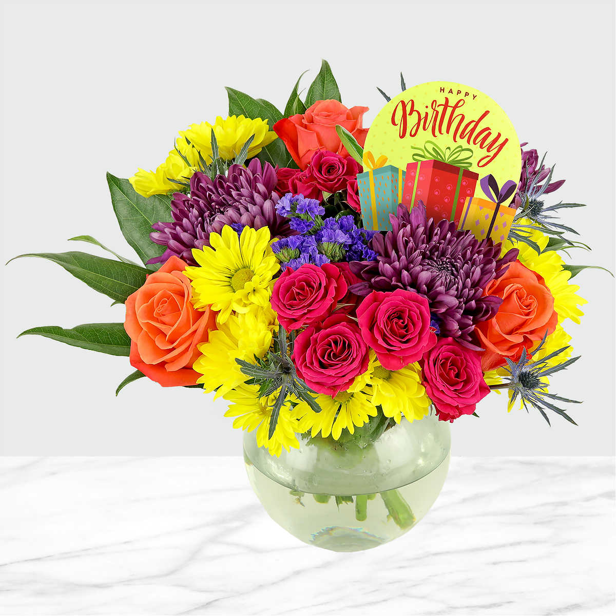 Beautiful Bouquet Of Flowers For Birthday