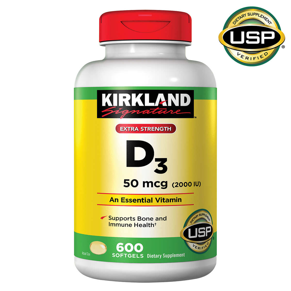 Kirkland Signature Vitamin E 180mg 500 Softgels
