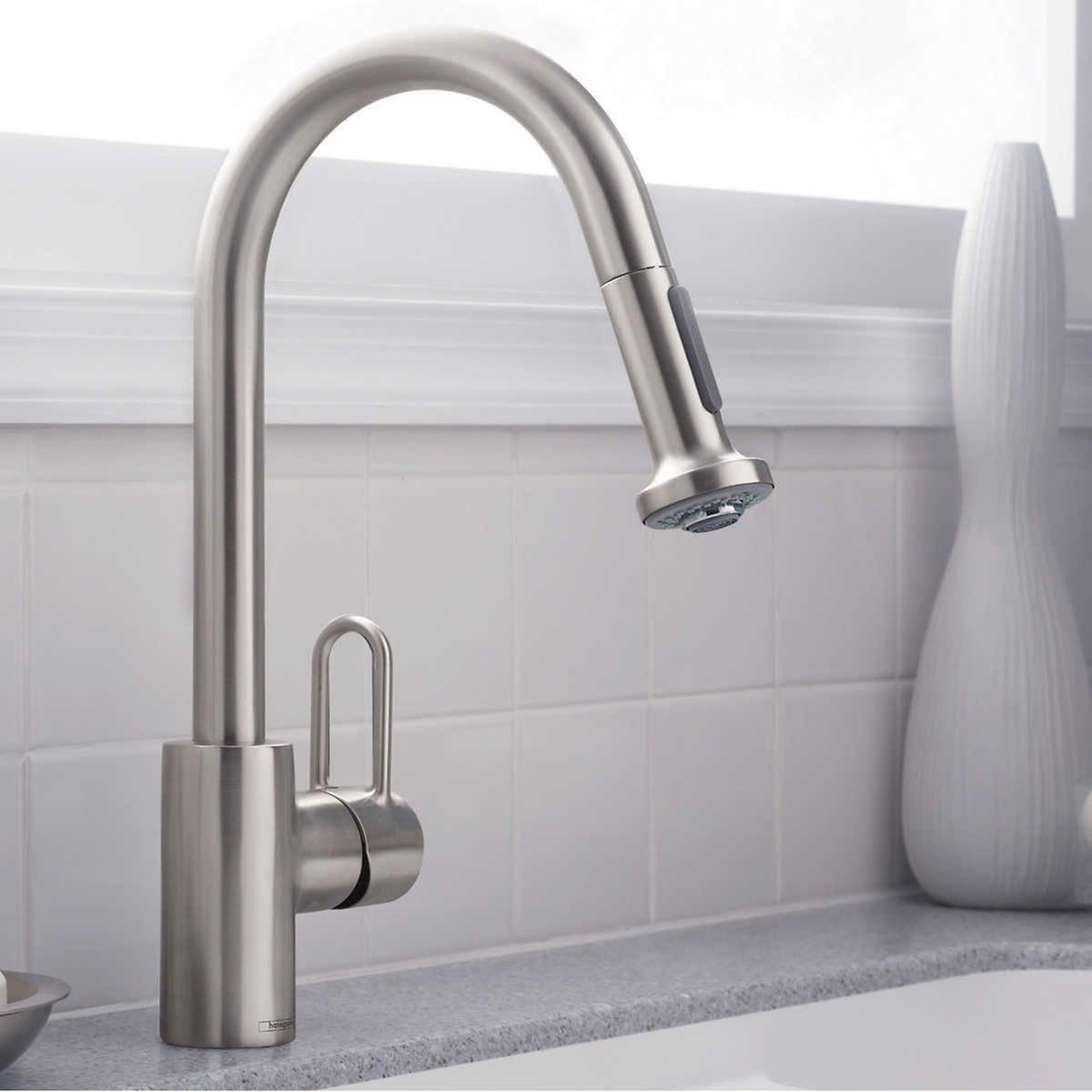 Hansgrohe Metro HighArc Kitchen Faucet With 2 Function Pull Down
