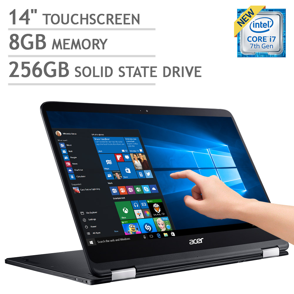 Acer Spin 7 - 14" Touchscreen Laptop Intel Core i7-7Y75 