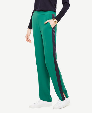 Ann taylor olive sheath pants for women