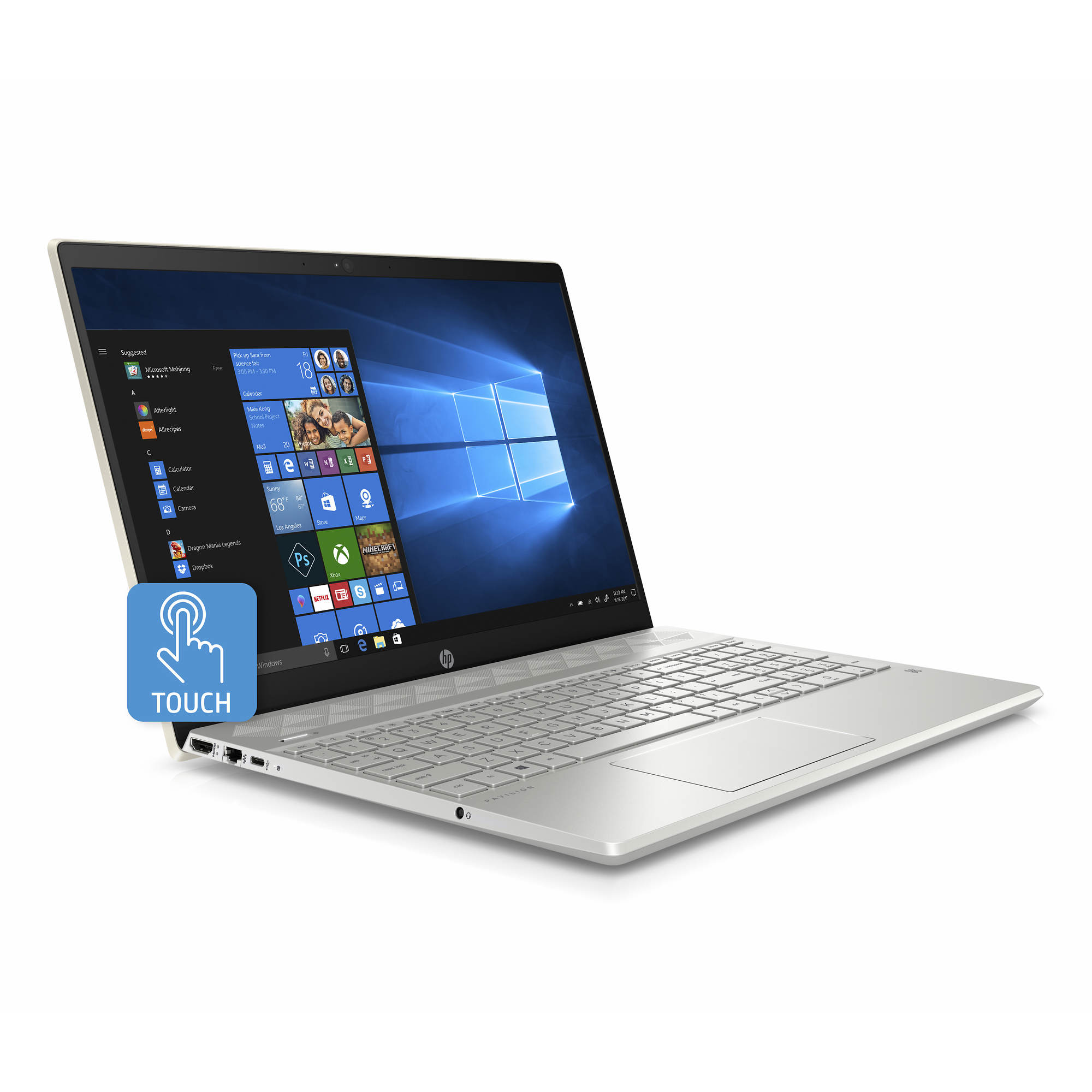 HP 15-cw0055nr 15.6" HD Touchscreen Laptop (Ryzen 3 2200U / 8GB / 1TB)
