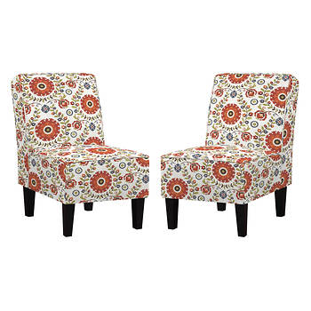 angelo:HOME Jules Chair, Set of 2 - Summer Garden Red - BJ's Wholesale Club