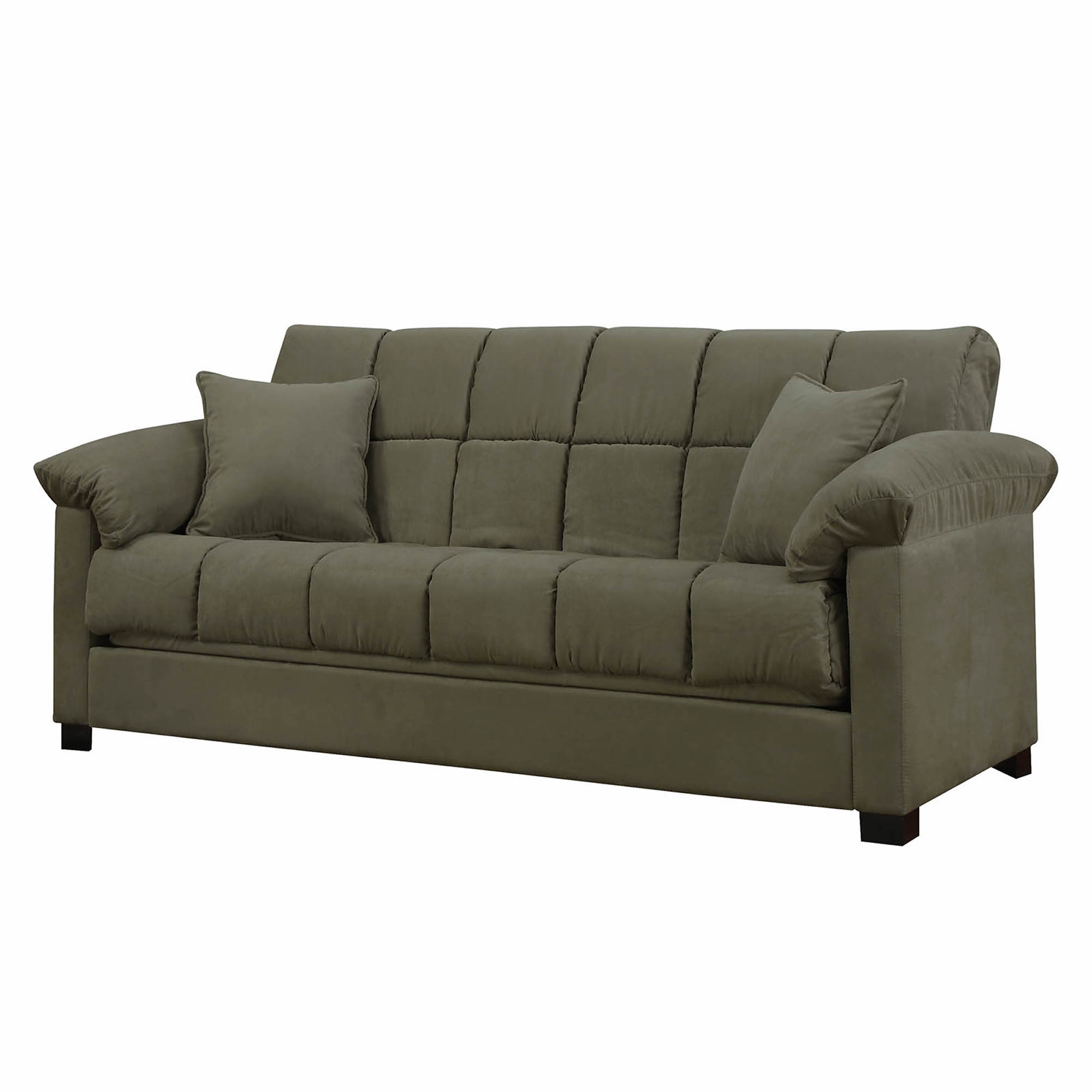 Handy Living ConvertaCouch FullSize Sleeper Sofa Sage