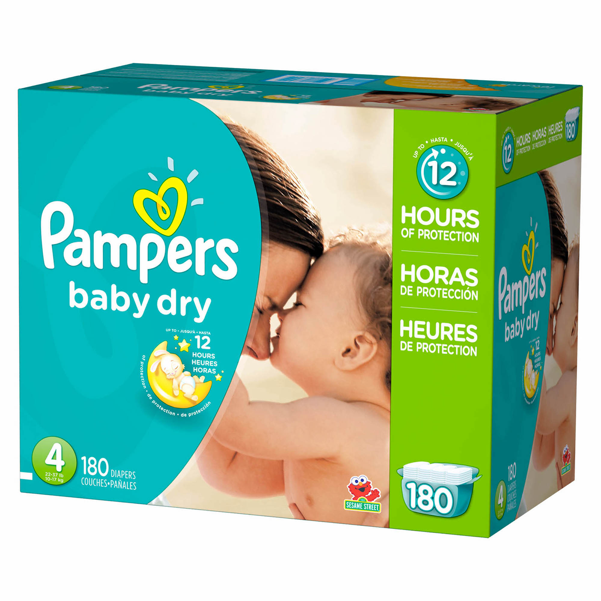 size 4 pampers weight