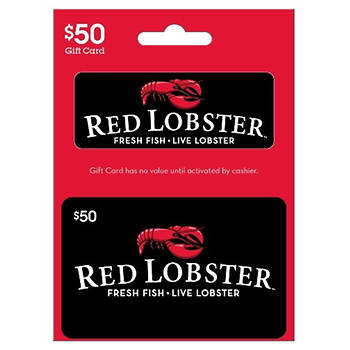 50 Red Lobster Gift Card