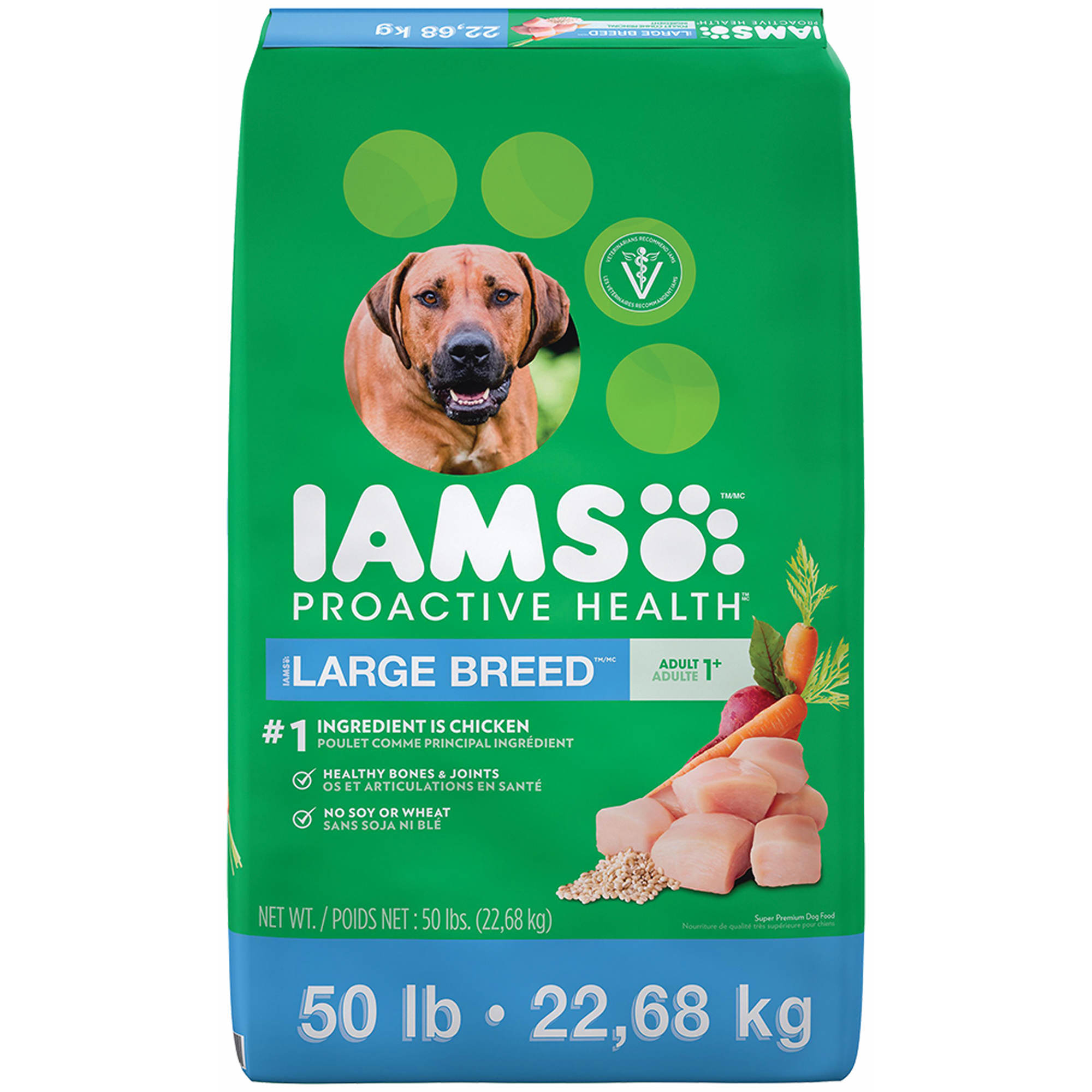 Iams ProActive Health Adult Large Breed Dry Dog Food, 50