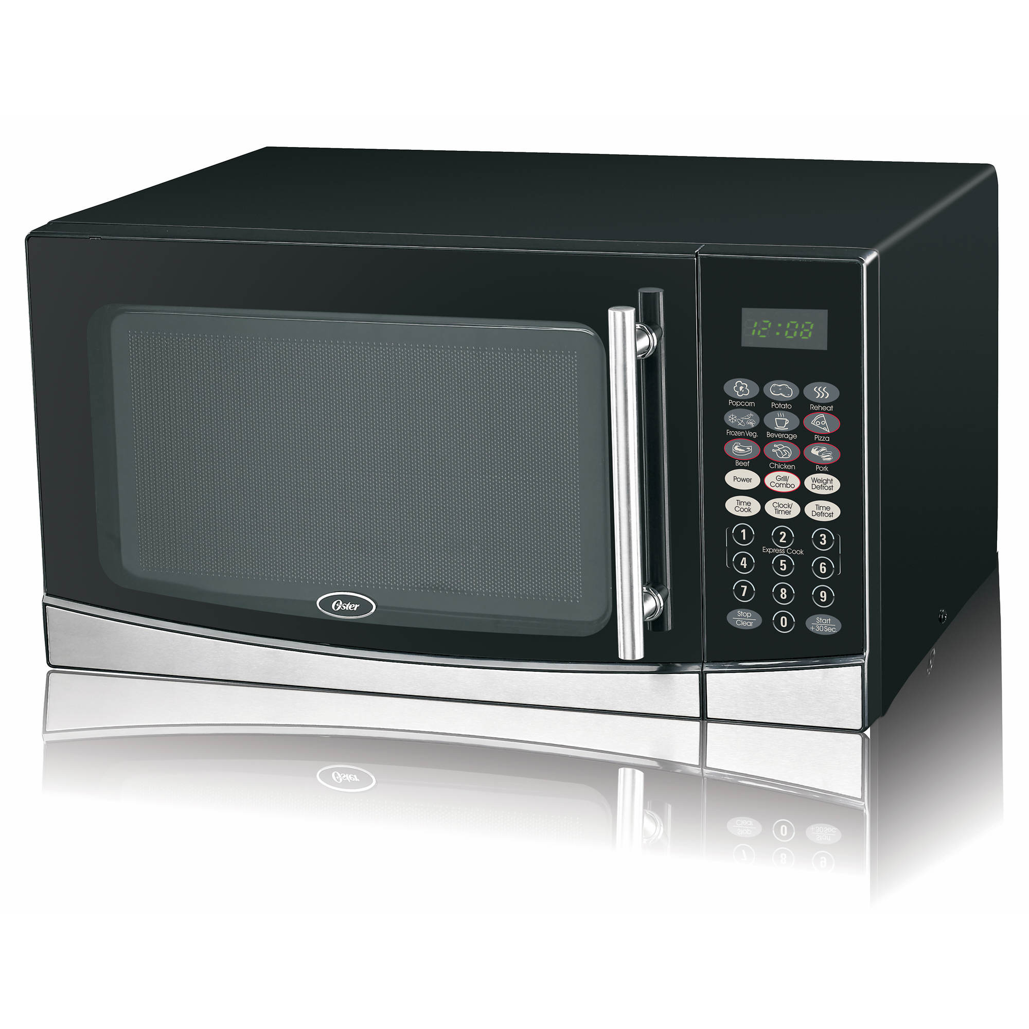 Oster 1.3-Cu.-Ft. 1,100W Microwave with Grill Function - BJ's Wholesale